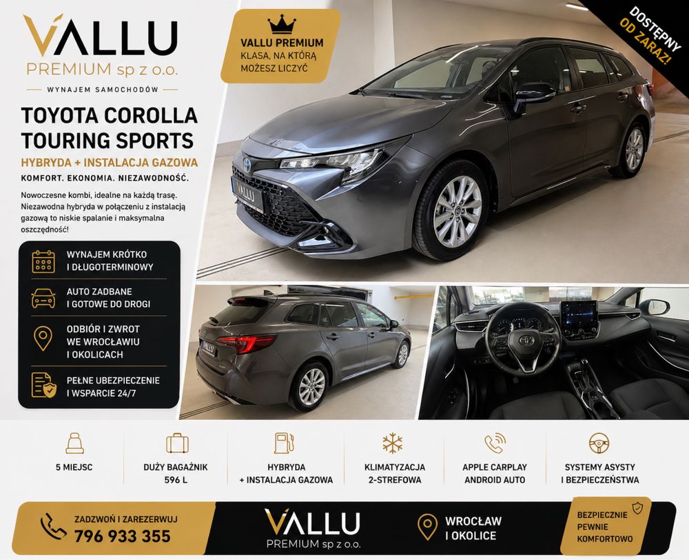 Toyota Corolla Touring Sports Hybryda + Gaz - oferta OLX